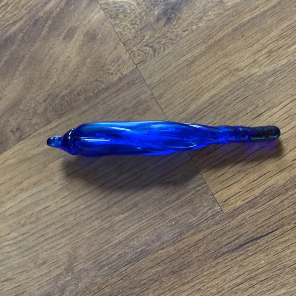 3 Glass Shell Ornaments